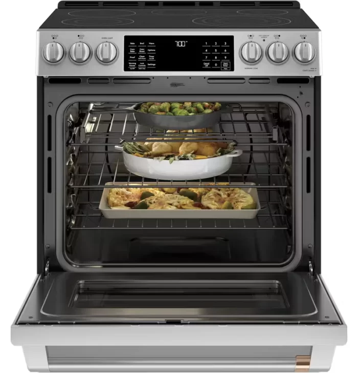 Café™ 30" Smart Slide-In, Front-Control, Radiant and Convection Range - Image 6