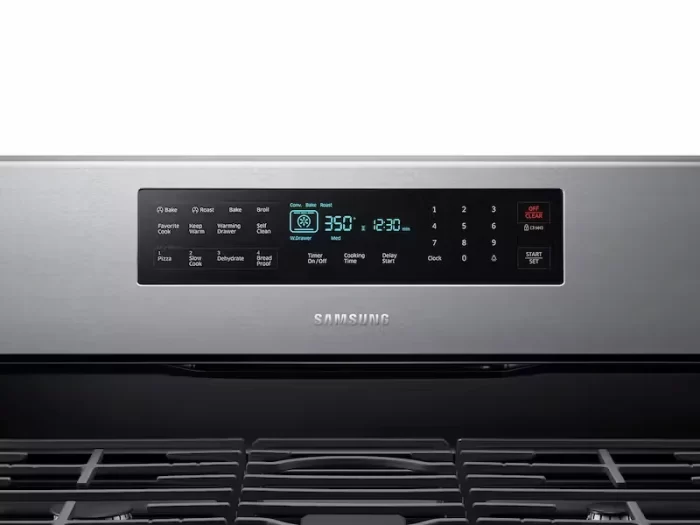 5.8 cu. ft. Gas Range with True Convection in Stainless Steel - Image 2