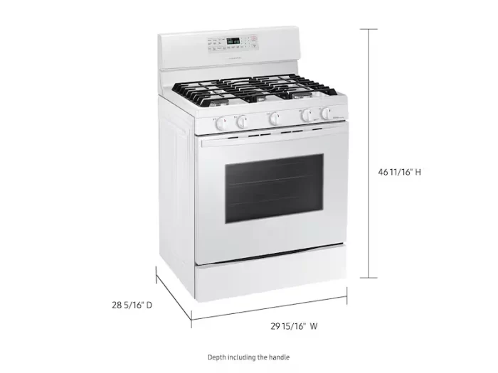 5.8 cu. ft. Freestanding Gas Range with Convection - Image 2