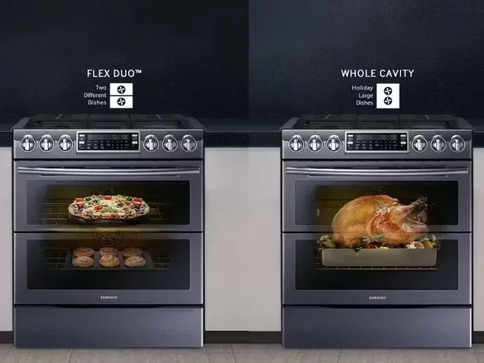 5.8 cu. ft. Slide-In Gas Range with Flex Duo™ & Dual Door in Black Stainless Steel - Image 6