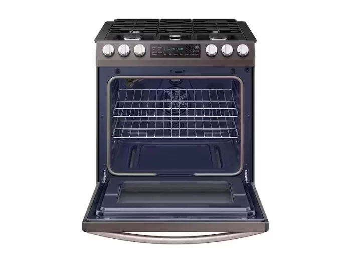 5.8 cu. ft. Slide-in Gas Range with Convection in Tuscan Stainless Steel - Image 3