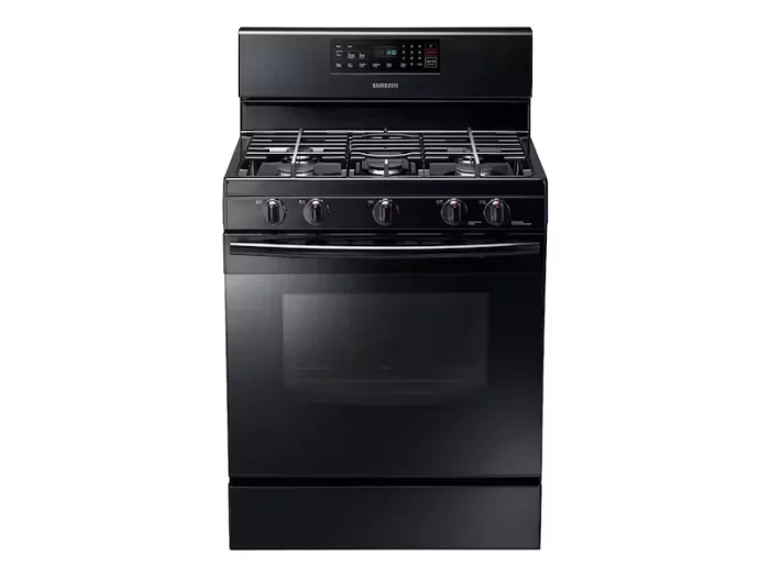 5.8 cu. ft. Gas Range in Black