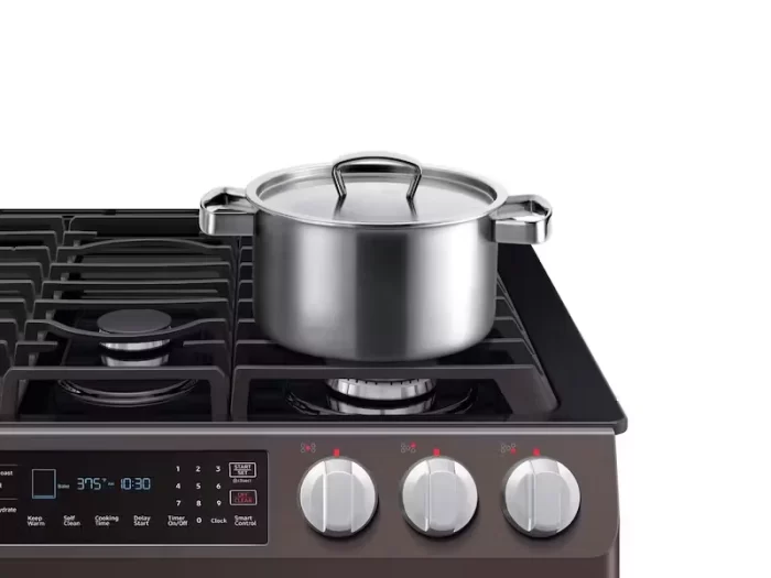 5.8 cu. ft. Slide-in Gas Range with Convection in Tuscan Stainless Steel - Image 6