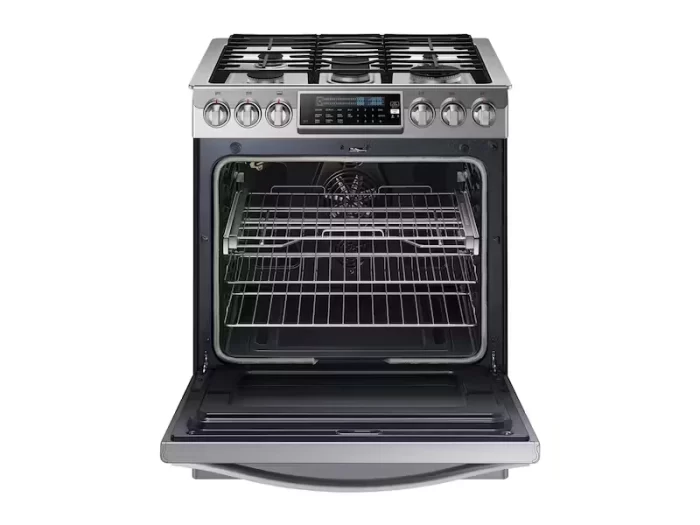 5.8 cu. ft. Chef Collection Slide-in Gas Range with True Convection in Stainless Steel - Image 5